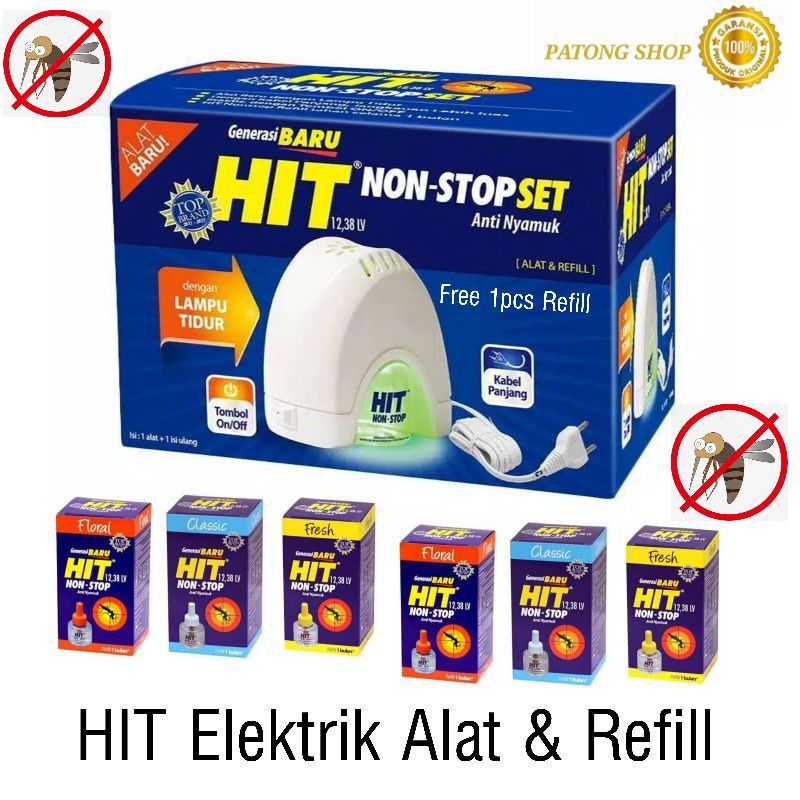 HIT Elektrik NON STOP 1Set Refill + Alat