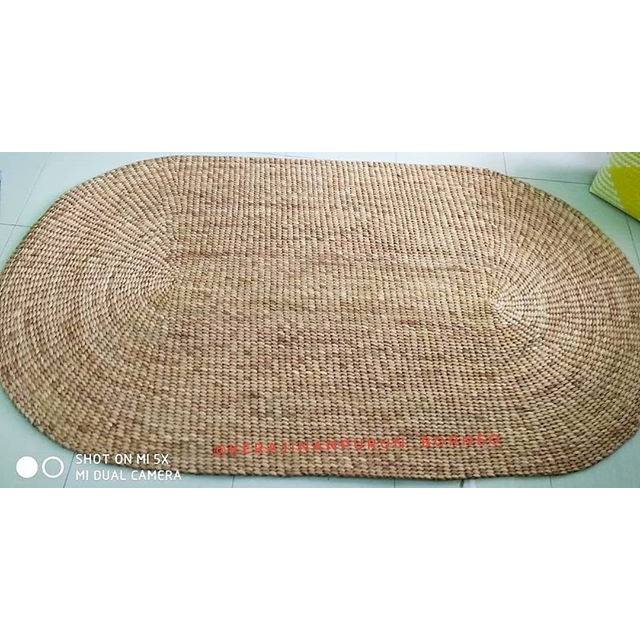 Rug Karpet eceng gondok oval