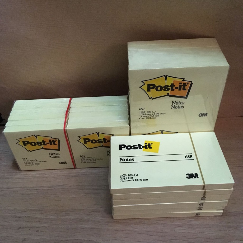 

POST IT NOTES / STICKY NOTES 3M 655