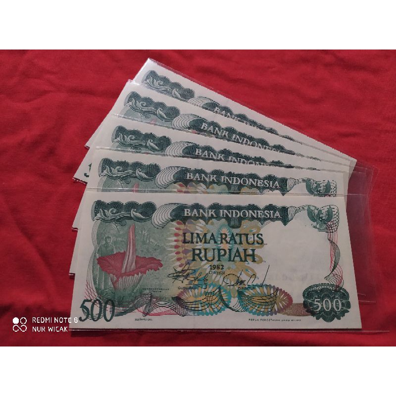 Uang Kuno 500 Bunga bangkai