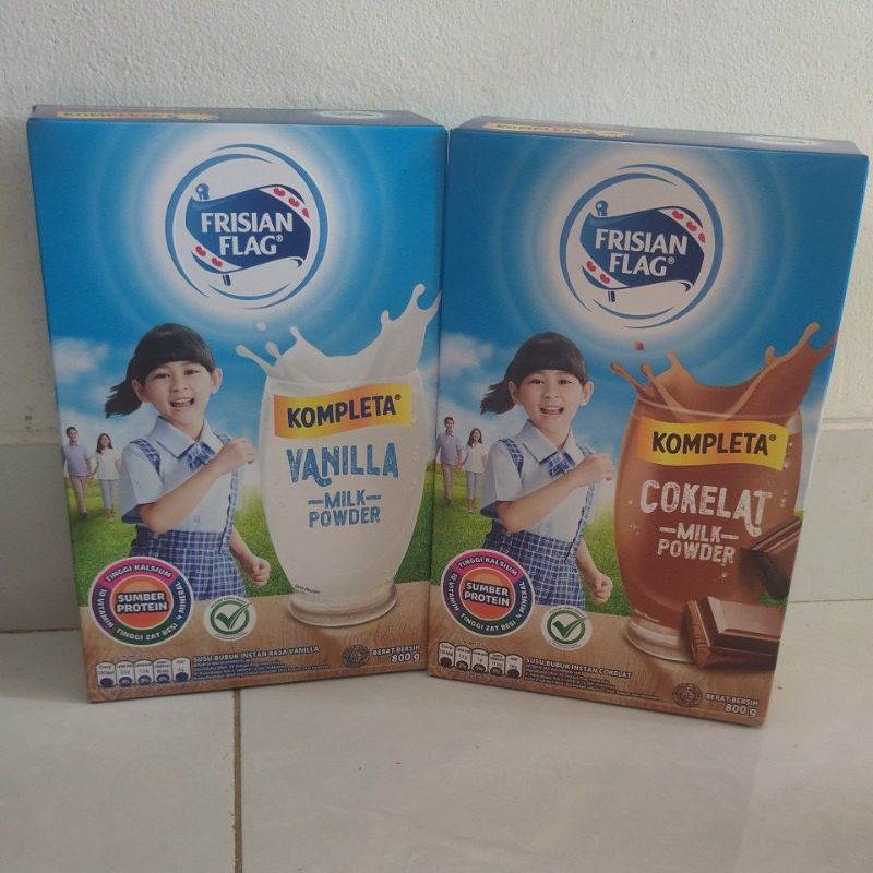 

Frisian Flag Kompleta Rasa Vanila & Rasa Cokelat 400g & 800gr