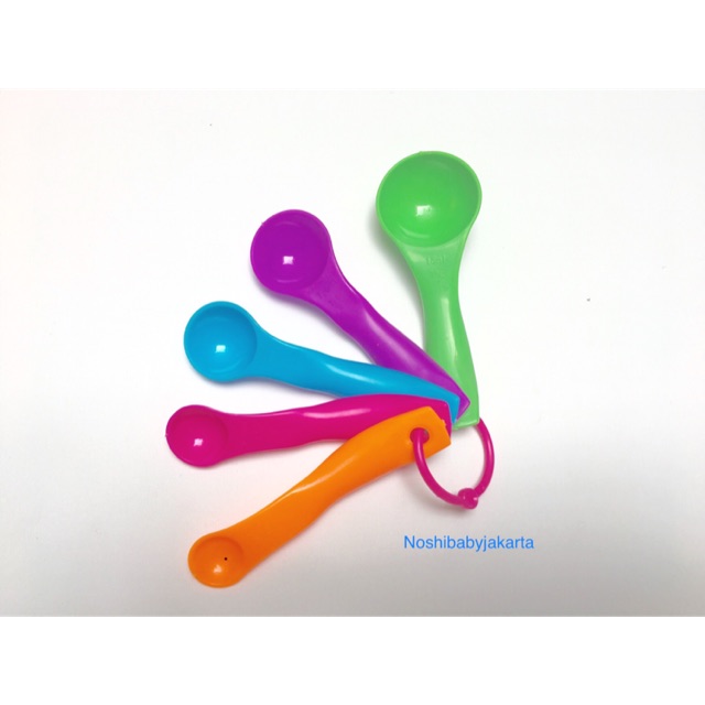 Sendok takar isi 5 macam warna warni / warna pastel