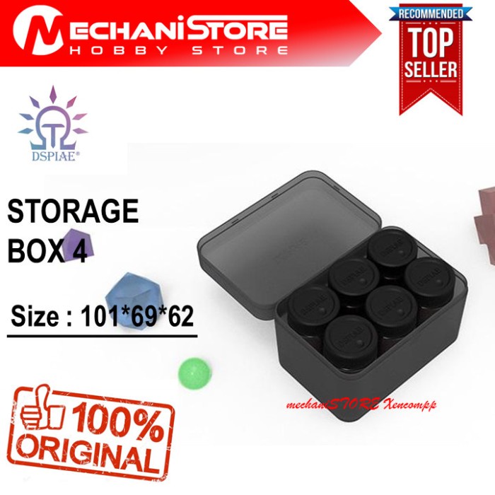 DSPIAE STORAGE BOX 4 - KOTAK PERKAKAS TOOLS NIPPER PART CAT GUNDAM