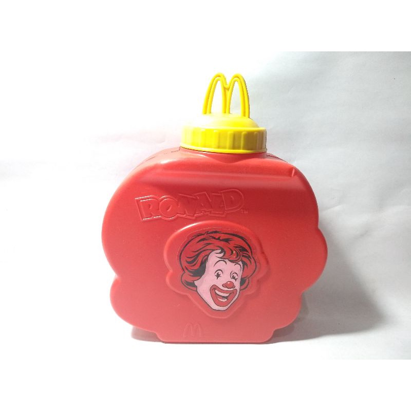 Botol Tempat Minum Ronald Mcdonalds Happy Meal Mcd Drink Bottle Gembes Ngombe Rare Jadul Vintage Ret