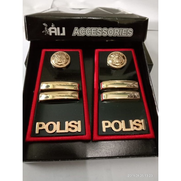 TPH Exclusive LUX Polisi IPTU POLOS -Pangkat PDH IPTU MERAH -TPH IPTU POLISI