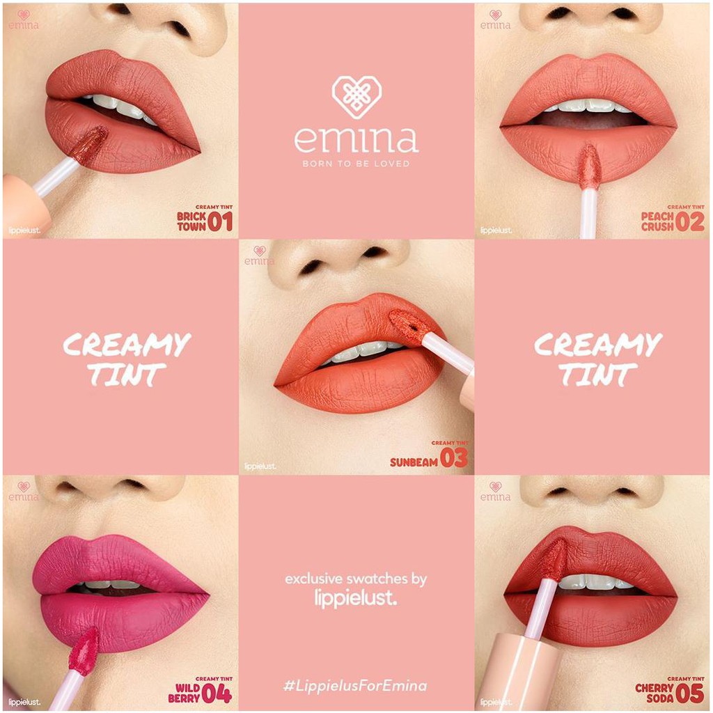 ★ BB ★ Lengkap 1-5| Emina Creamy Lip Tint | Emina Creamy Tint | Emina Lip Creamy Tint NEW