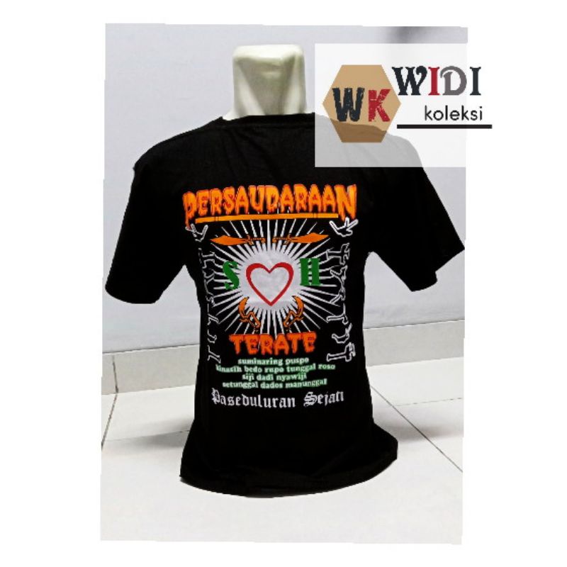 kaos sh teratai lengan pendek sablon