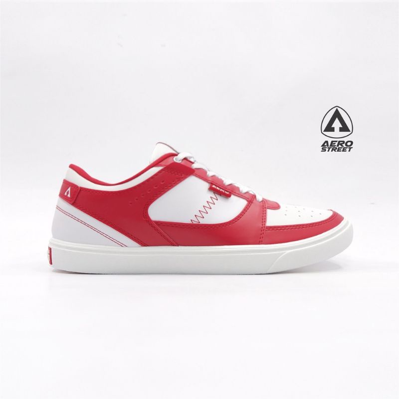Aerostreet 36-45 Hoops Putih Merah sneaker casual sport