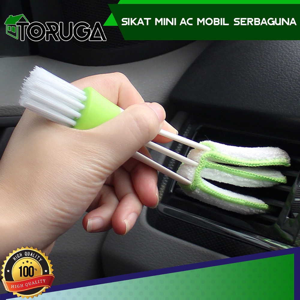 Sikat Kecil Mini Cleaner Pembersih Kisi Interior Sela AC Ventilator Mobil Jendela Keyboard PC Kipas