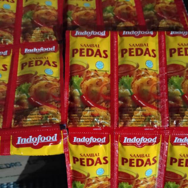 

sambal pedas indofood 5000/10 sachet