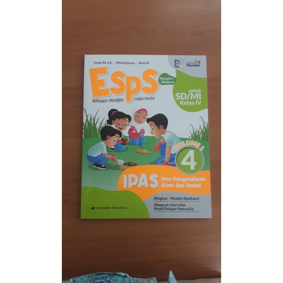 Jual Buku Erlangga Kurikulum Merdeka ESPS IPAS VOL.1 SD/MI KLS.4/KM ...