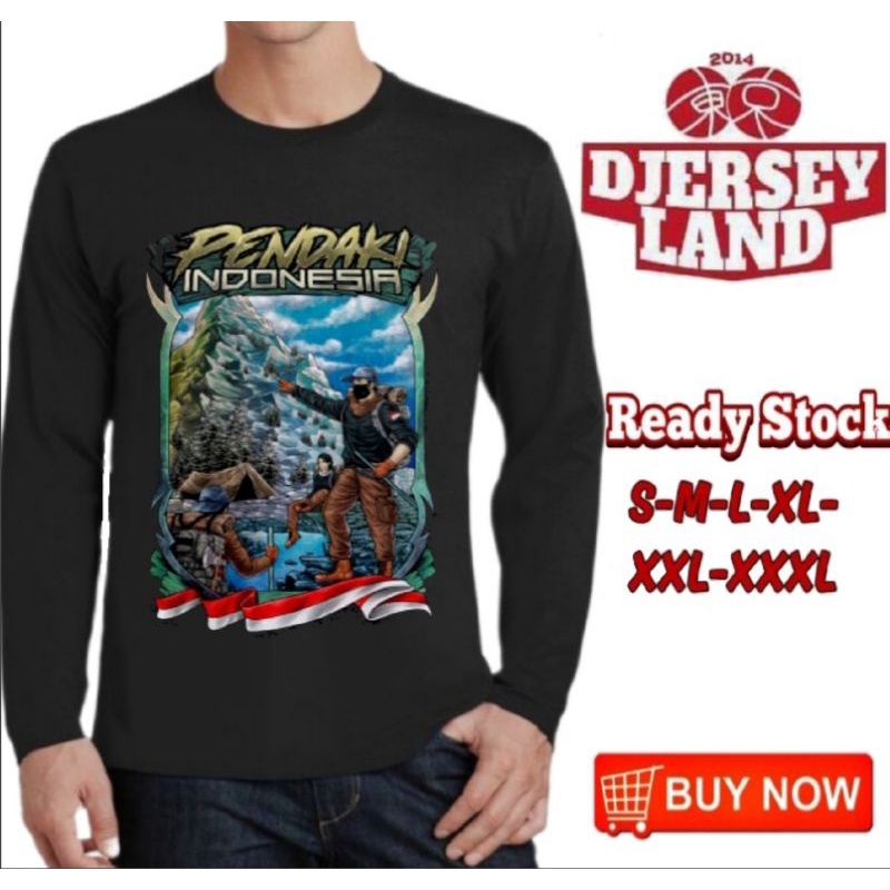 KAOS DISTRO PRIA PENDAKI INDONESIA KAOS HIKING KEREN