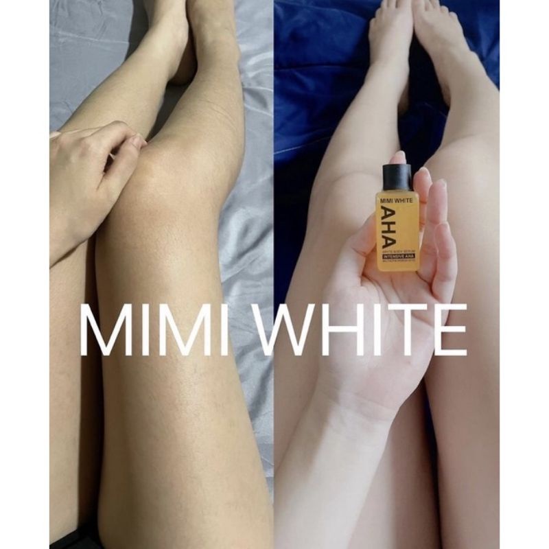 AHA MIIMI White Serum Viral Pemutih Badan Leher Ketiak Lutut Mengencangkan Kulit Kendur