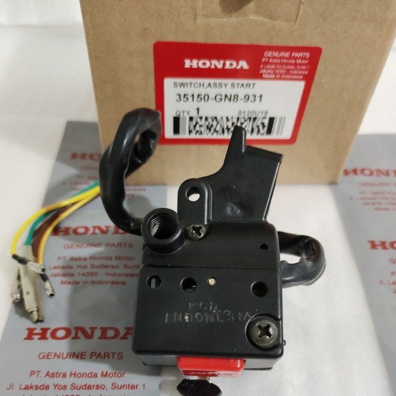 Saklar Holder bagian KANAN Honda Prima - Astrea prima Original KGD