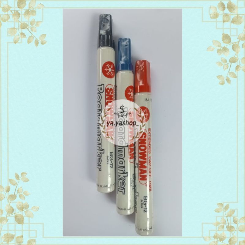 

Snowman Boardmarker /Hitam/Merah/Biru/