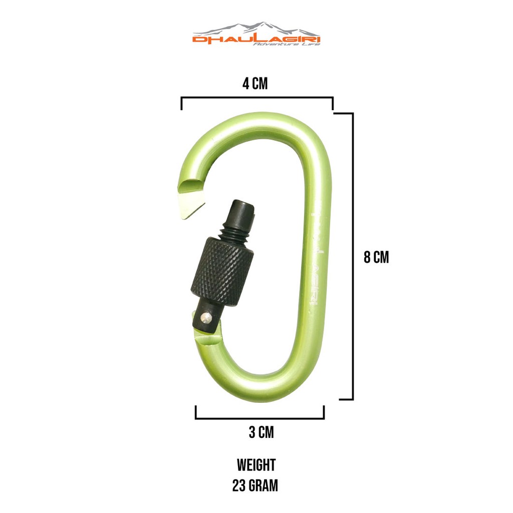 Carabiner DH-01 Dhaulagiri Gantungan Kunci Aksesoris Camping Outdoor