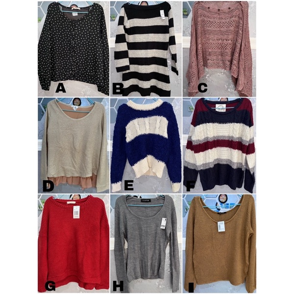 BAJU PL ATASAN DRESS RAJUT TEBAL SWEATER RAJUT KEPANG