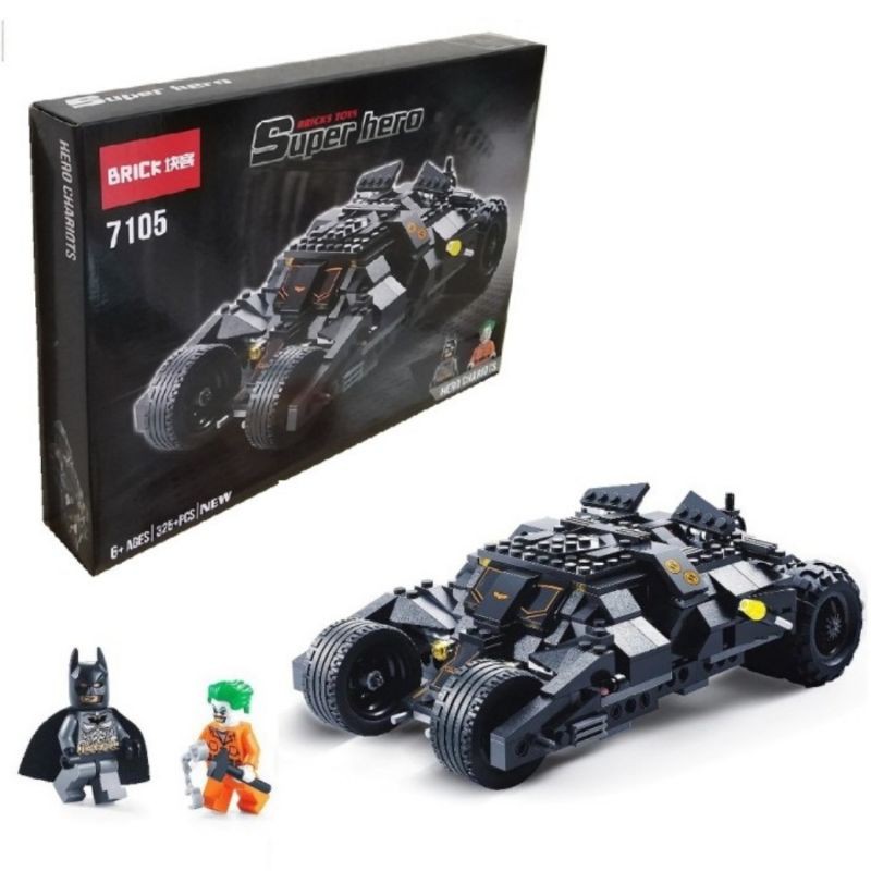 Batmobile bricks batman Tumble Super Hero 325 pcs