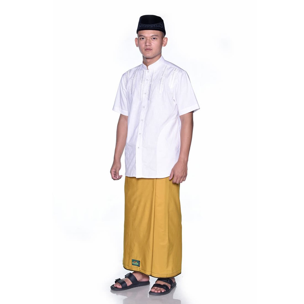 Promo ATLAS Sarung Favorit Kuning Tua Polos