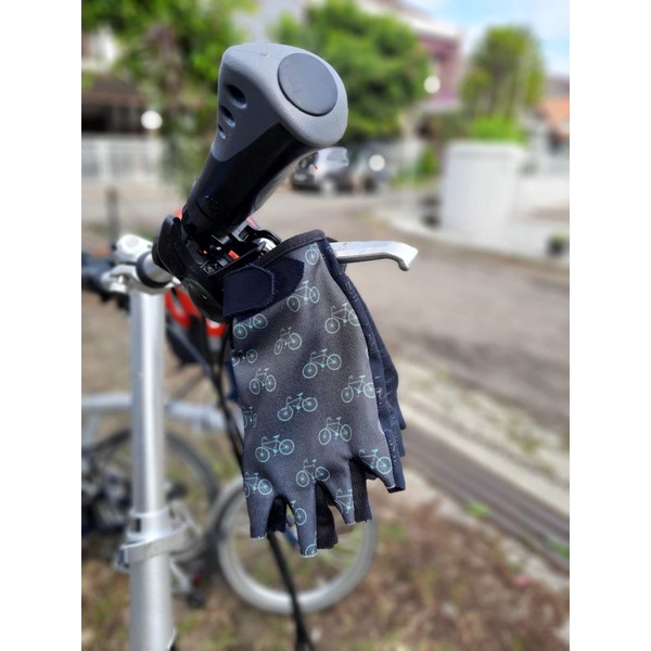 Sarung Tangan Sepeda Gowest Go West Sarung Tangan Motor printing
