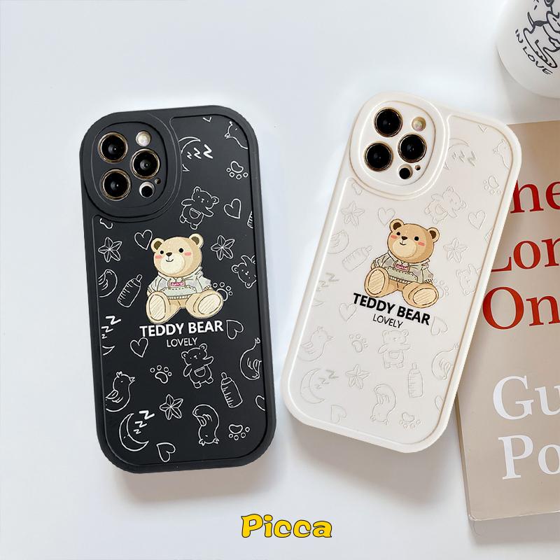 Case Beruang Boneka Kartun Untuk Samsung A14 A23 A04S A03 A73 5G M23 A50s A02s A22 A20 A13 A12 A71 A50 A32 A30 A30s A53 A51 A52 A10s A52s A21s A03s A72 S21FE M22 A20s A33 A11 A31 Cover