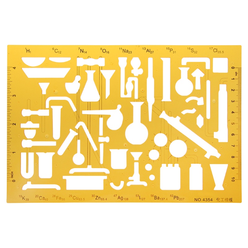 Mary K Resin Flow Chart Symbol Drafting Template Penggaris Stensil Alat Ukur Siswa