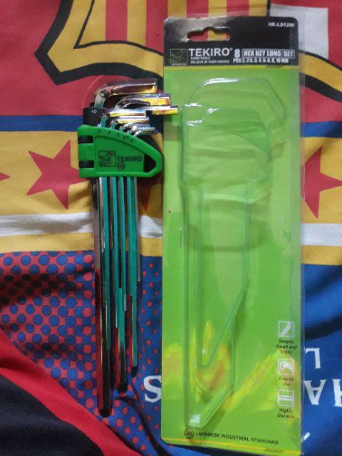 Kunci L Set Panjang Tekiro 8 Pcs