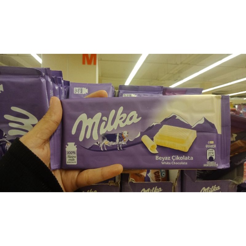 

Milka Cokelat Cadbury Turki / Cemilan Cokelat Premium turki / Jajanan Cokelat Susu Enak