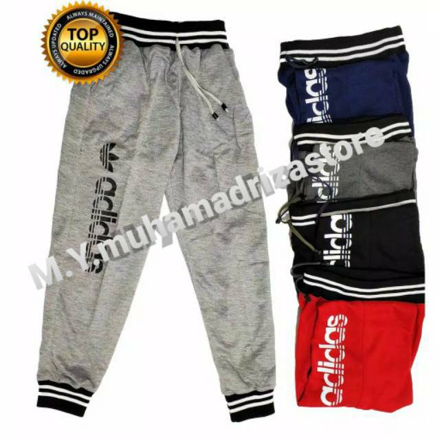 Celana jogger adidas tanggung SMP 12-15tahun