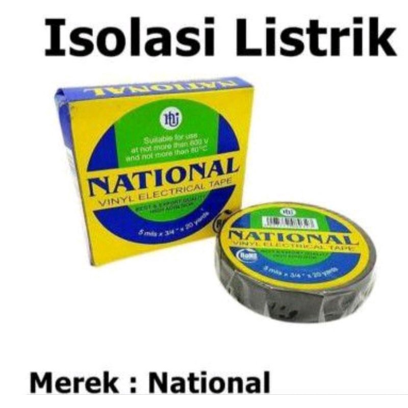 

Isolasi Listrik Nasional Hitam Solasi Kabel Nasional