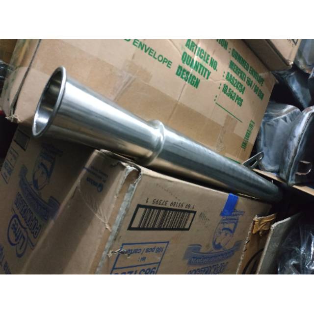 Knalpot stainless corong