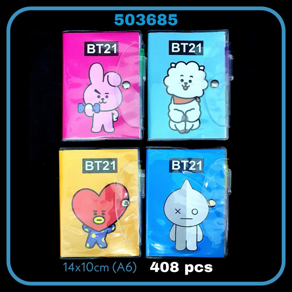 

ILP Notebook Lux A6 503685 BT21 / Buku Catatan / Buku Spiral