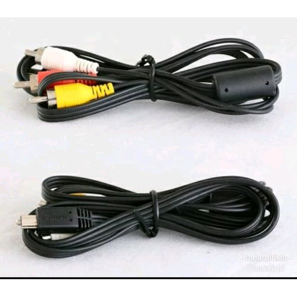 kabel audio video stereo kamera digital Canon seri prosamer atau kamera semipro