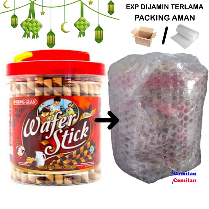 

Khong Guan Wafer Roll Chocolate 500 gr / Biskuit Lebaran / Paket Lebaran / Astor