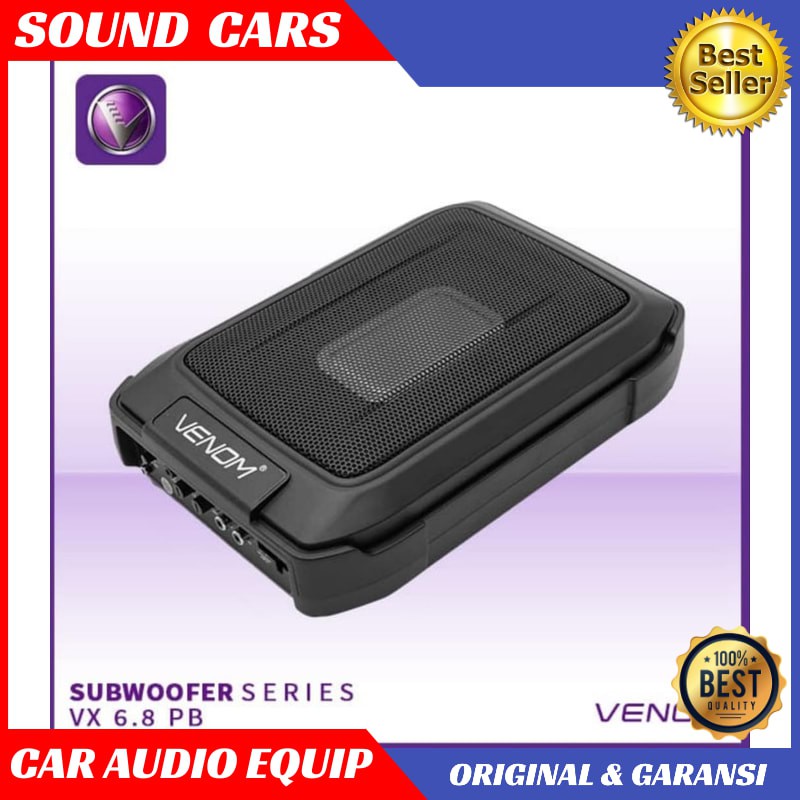 Subwoofer kolong VENOM VX 6.8PB VENOM VX 6.8 PB VENOM VX6.8PB Best Quality Garansi Original