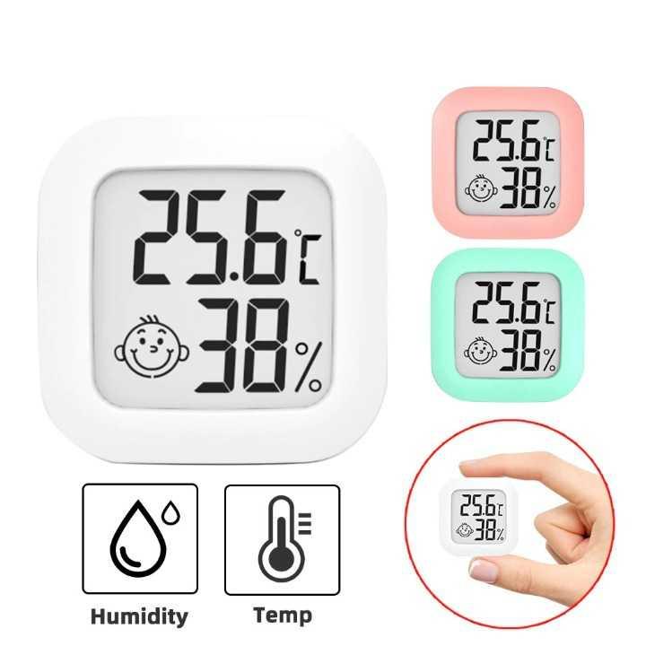 DIZAINLIFE Thermometer Hygrometer Digital LCD Display Pengukur Suhu dan Kelembaban - CX-0726