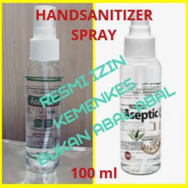 HANDSANITIZER SPRAY ASEPTAN 100 ml | ASEPTIC PLUS 100 ml