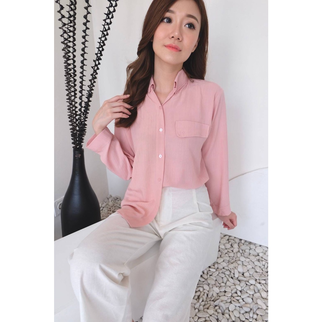FWR - KEMEJA WANITA TUNIK RAYON CRINKLE 2268