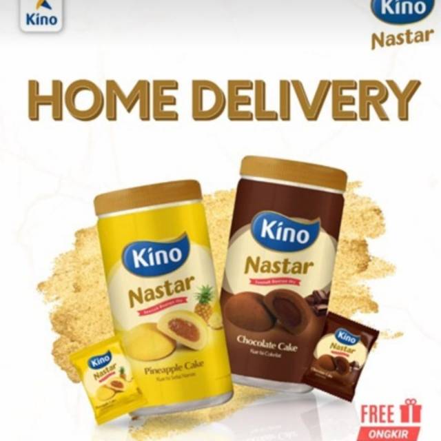 Kino nastar coklat nanas festive toples @20 pcs  seenak buatan ibu snackit nastar