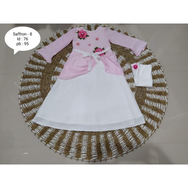 Gamis anak Saffron