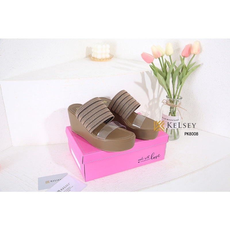 Kelsey Sandal Wedges 8cm PK8008