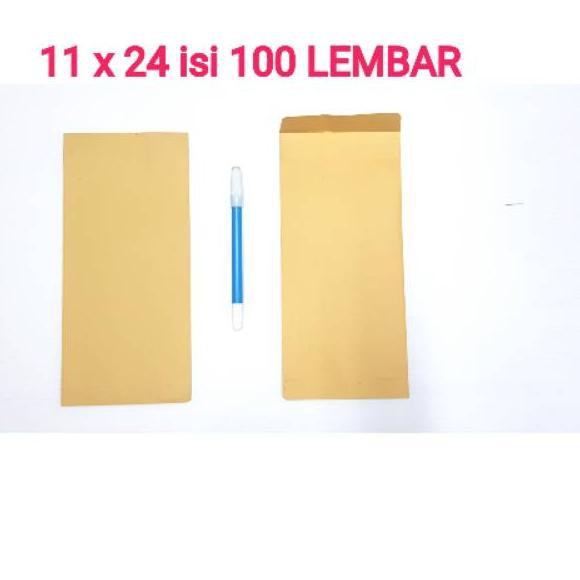 

ho IQG Amplop Coklat Gaji Kabinet Isi 100 Lembar UY D VIQ