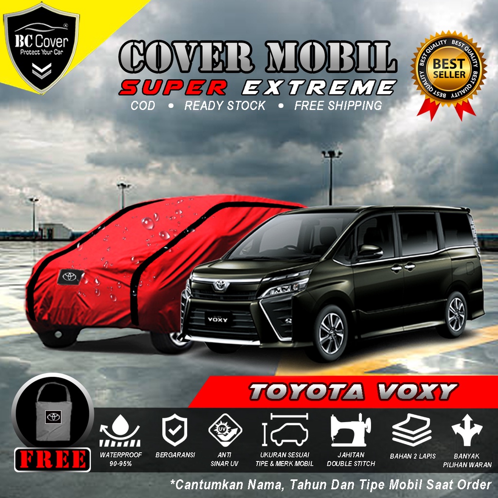 Body Cover Mobil VOXY Outdoor Waterproof / Sarung Mobil TOYOTA VOXY Waterproof / Selimut Tutup Mobil TOYOTA VOXY Mantol Kerudung Mantel Penutup Mobil VOXY Waterproof Outdoor Anti Air