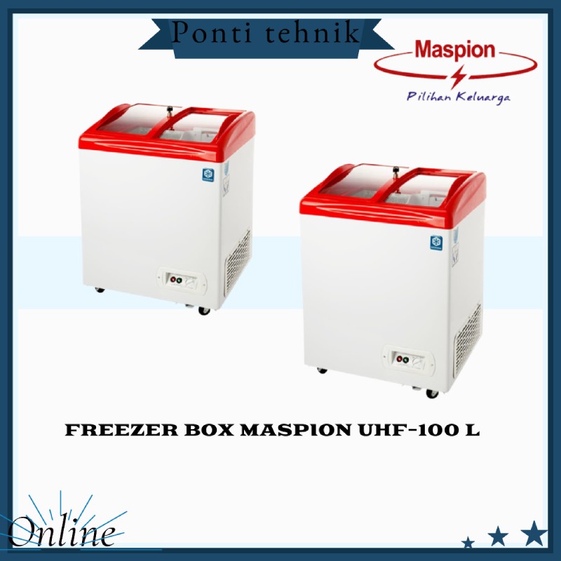 FREEZER BOX MASPION UFH-100C-RED