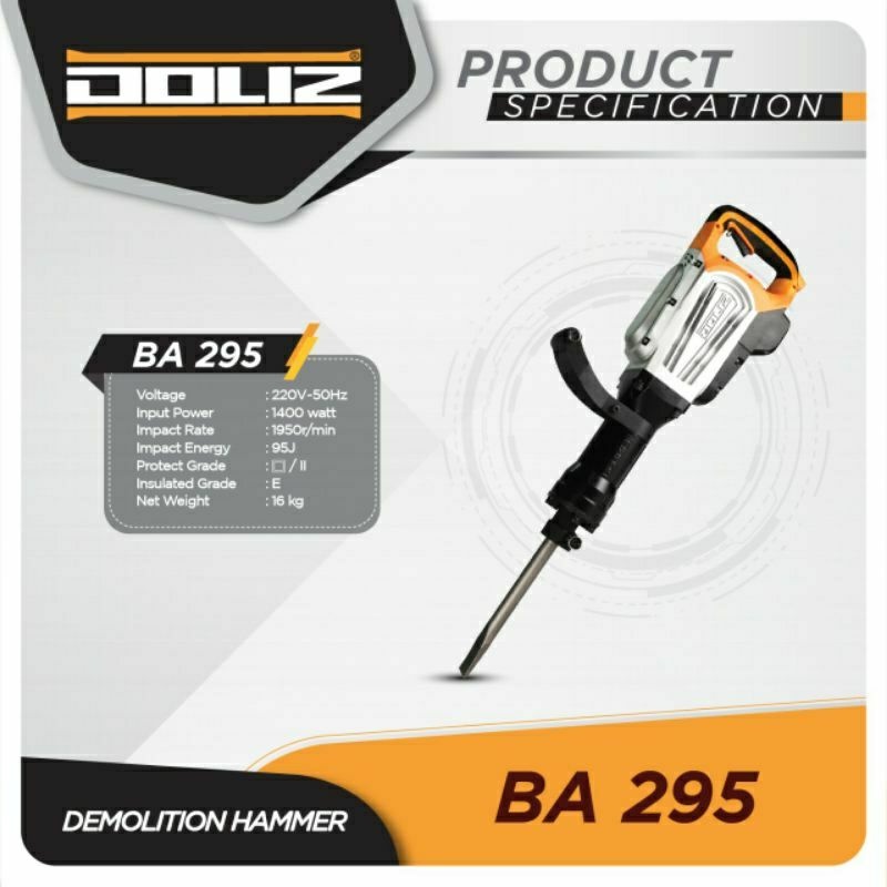 DOLIZ BA 295 MESIN BOBOK BETON BOR BETON CONCRETE BREAKER BA295