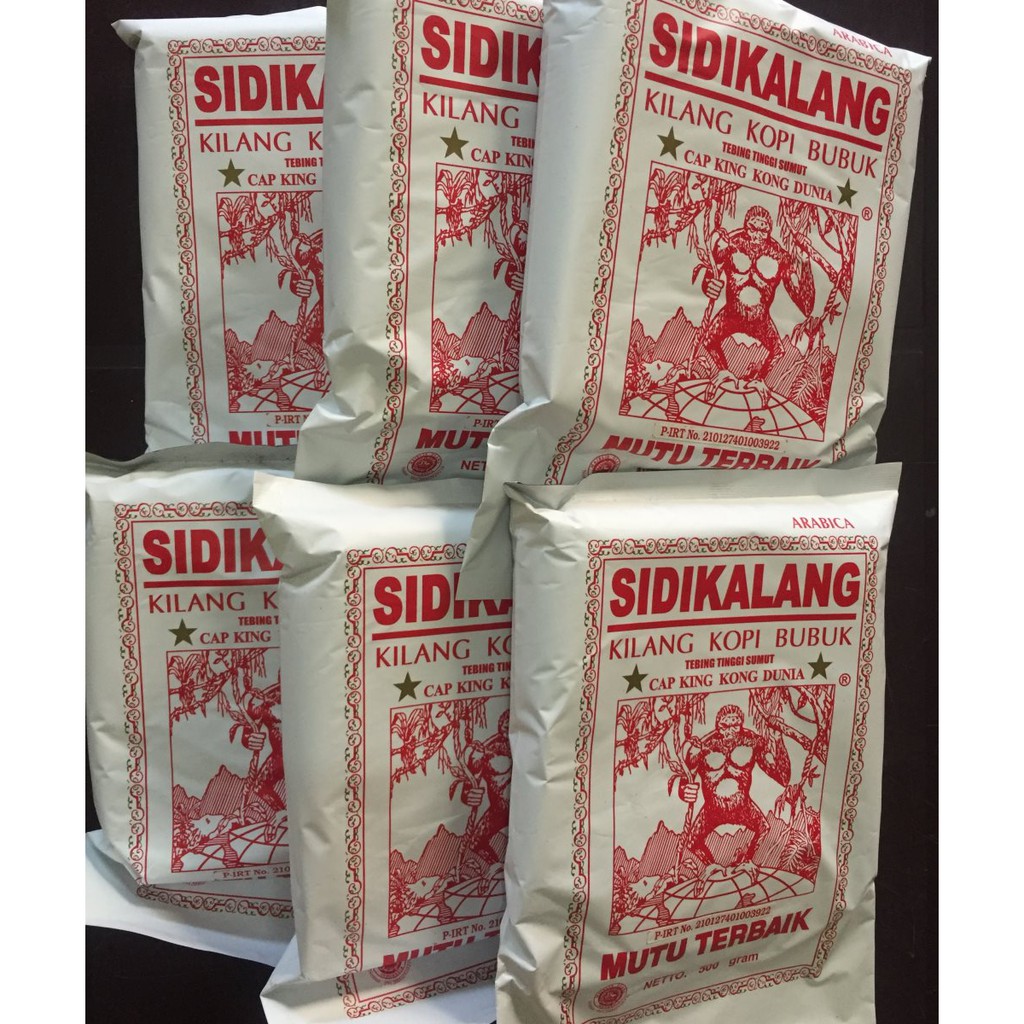 

Kopi Medan Sidikalang Cap King Kong Dunia Arabica Bubuk 500 gr