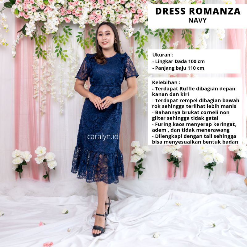 DRESS KOREA BRUKAT KONDANGAN TERBARU 2022 WANITA TERBARU ROMANZA