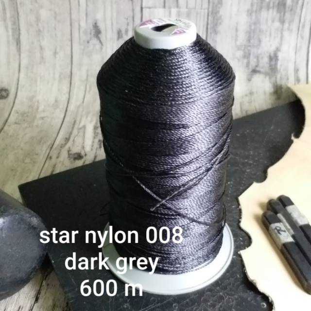 BENANG COATS STAR NYLON TKT 008 JAHIT  KULIT ASLI SEPATU TAS DOMPET