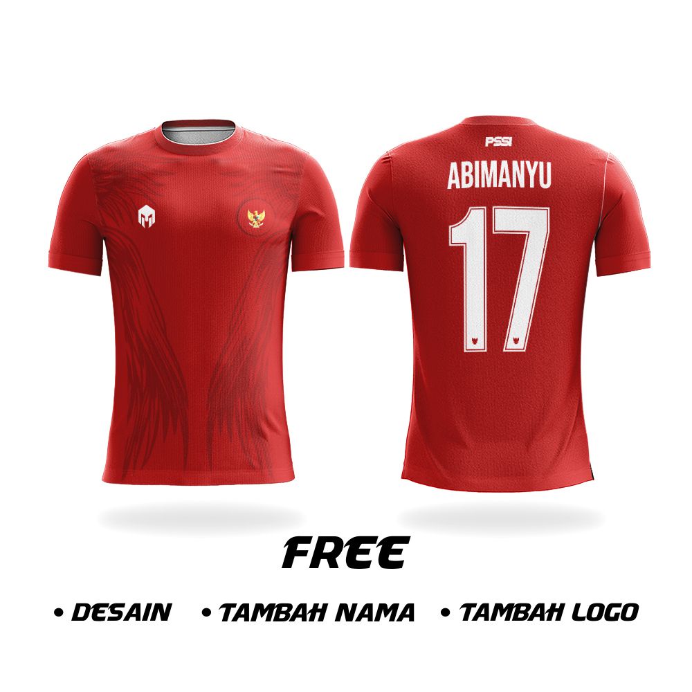 KAOS BAJU JERSEY TIMNAS INDONESIA  2021
