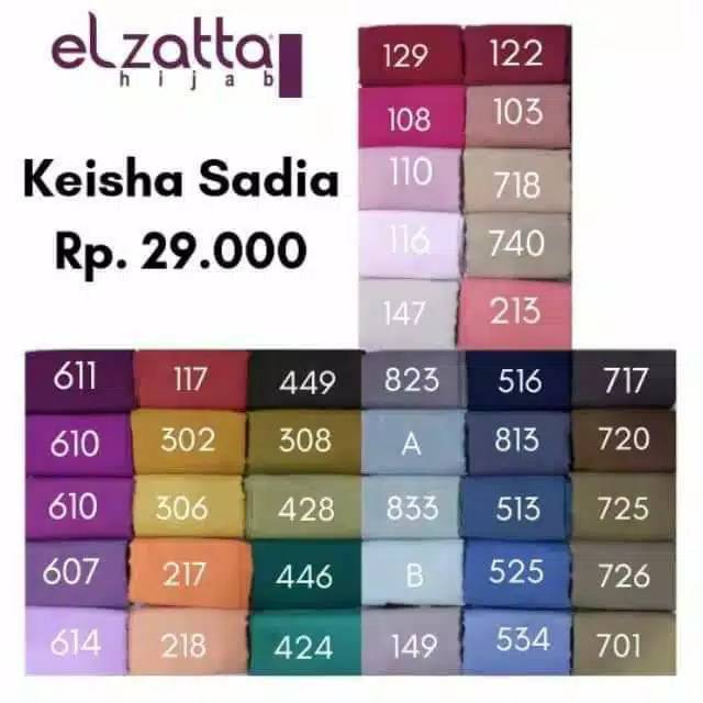 Elzatta keisha sadia / Segi Empat Elzatta